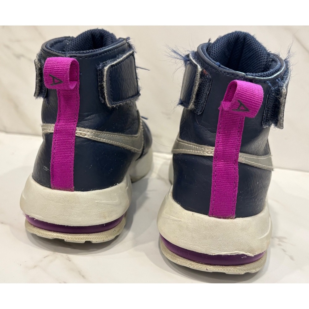 Nike Air Max Goaterra 2.0 PS hiking boots Kids Size 2Y Navy Sneakers - Picture 4 of 6